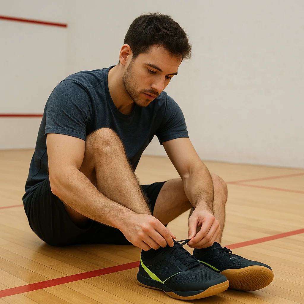 Équipement squash débutant : la checklist complète pour bien s’équiper 3 Chaussures de squash adaptées pour débutant