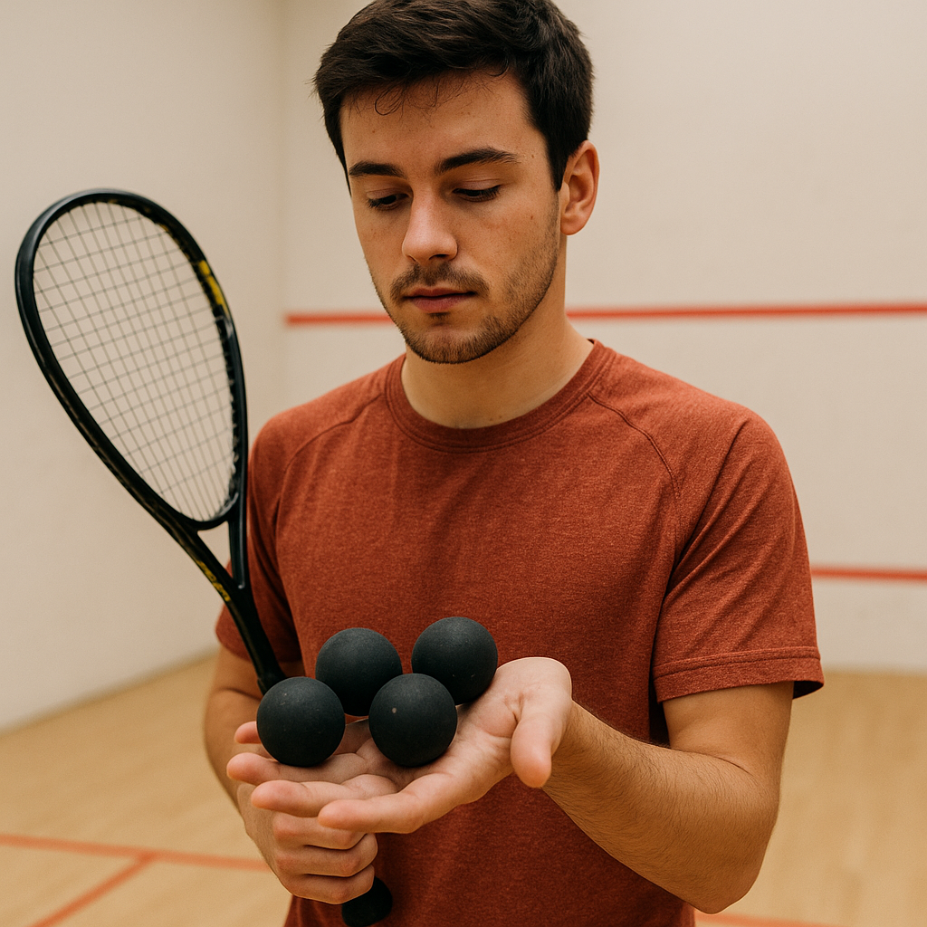 Balle de squash : comment choisir la bonne balle selon votre niveau ? 2 Comparer plusieurs balles de squash selon son niveau