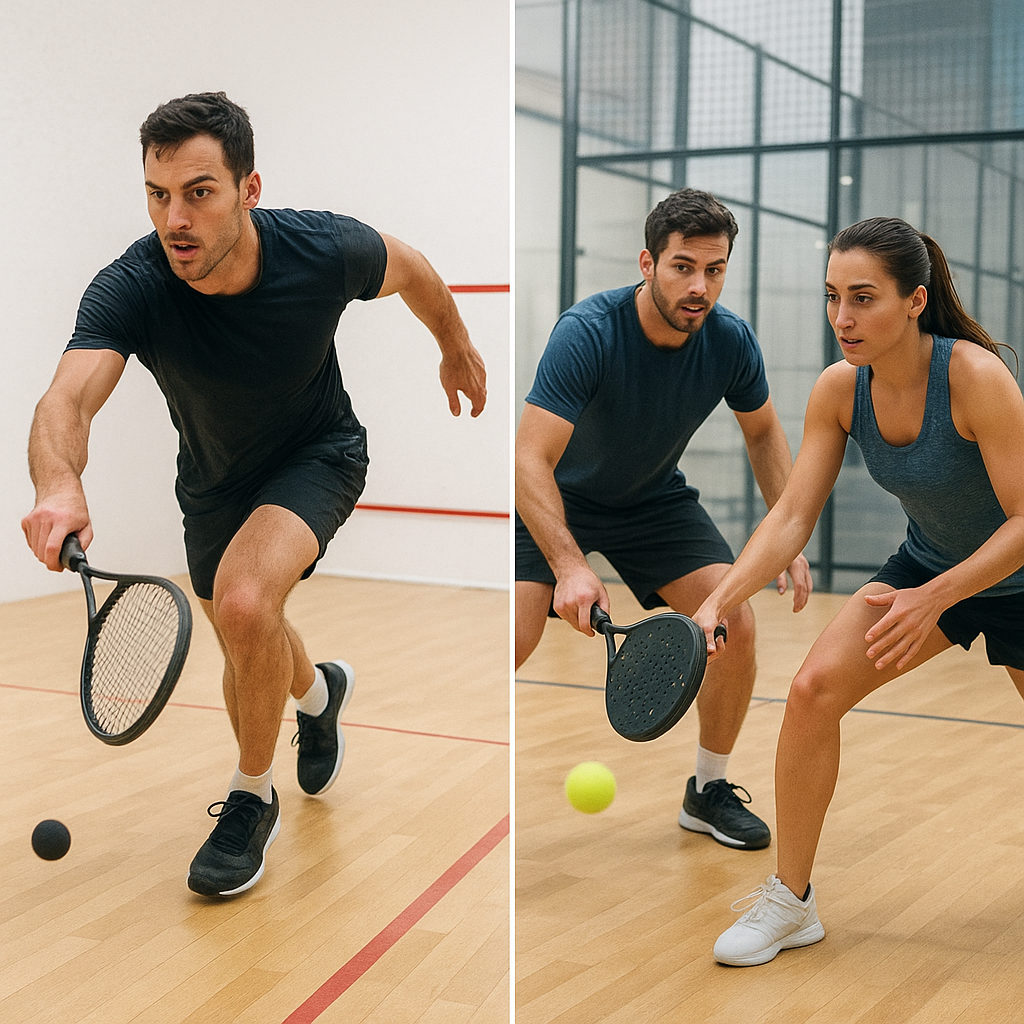 Squash vs padel : différences, avantages et quel sport choisir ? 4 Différences d’intensité entre le squash et le padel