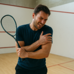douleur épaule squash
