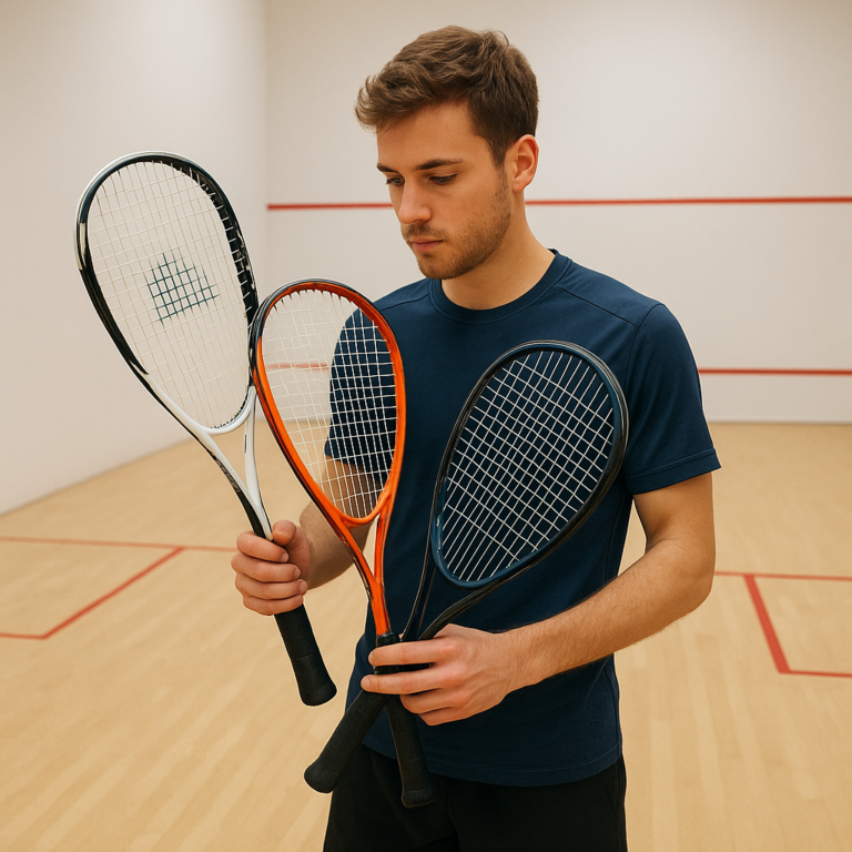 Raquette pour débutant squash : comment choisir sans se tromper