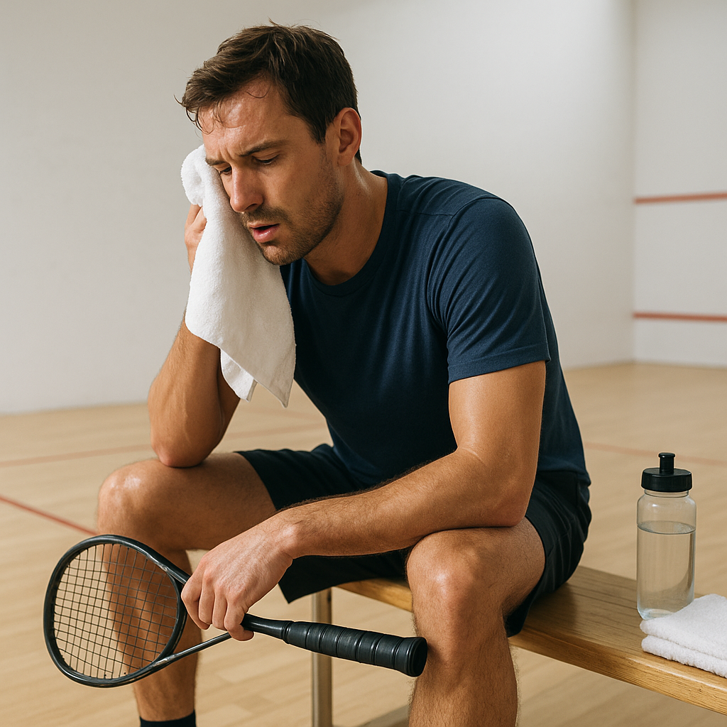 Endurance pour squash : comment tenir plus longtemps sans perdre en intensité ? 3 Récupération entre les échanges de squash pour mieux tenir l’intensité
