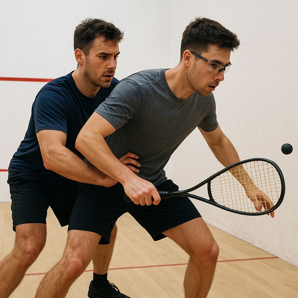 Règles du squash : tout comprendre avant de jouer 3 Situation de let ou de stroke au squash