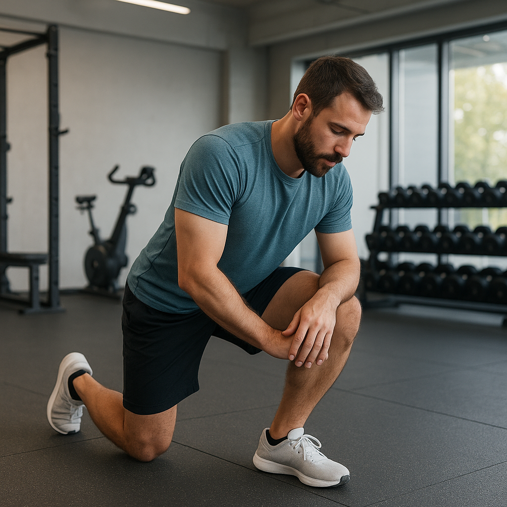 Reprise après blessure sport : comment reprendre sans rechuter ? 2 Sportif en reprise après blessure réalisant des exercices progressifs
