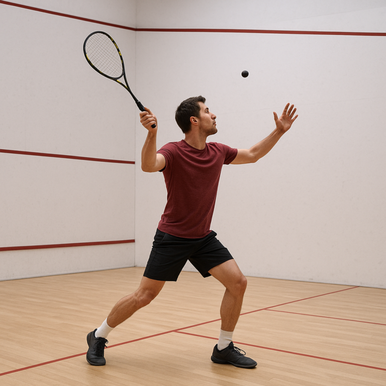 Service au squash : règles, fautes fréquentes et astuces pour bien commencer !