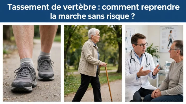 Tassement de vertèbre : comment reprendre la marche sans risque ?
