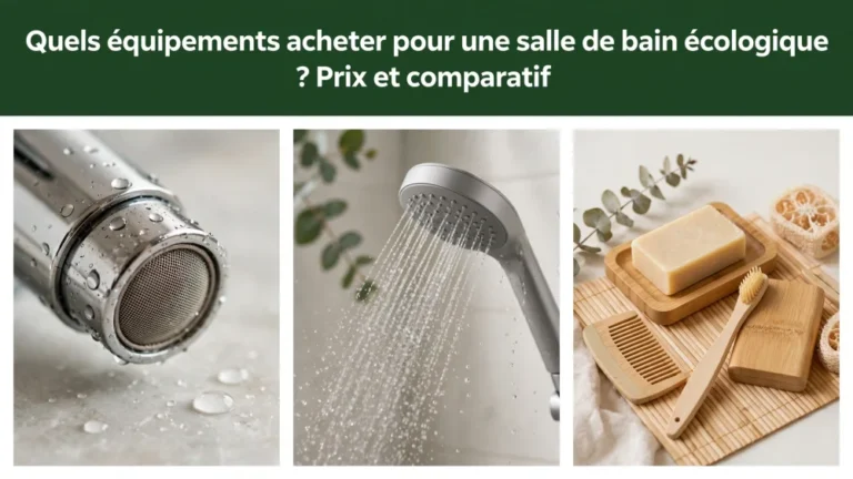 Quels équipements acheter pour une salle de bain écologique ? Prix et comparatif